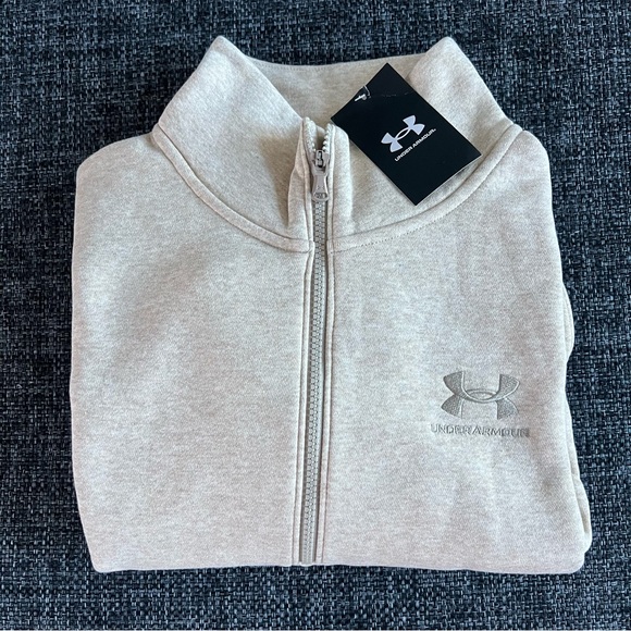 NWT Under Armour Women's Icon Fleece Half-Zip Pullover - Picture 5 of 6